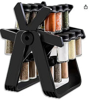 𝘿𝙆 𝙨𝙩𝙤𝙧𝙚™ 18 Jar Rotating Spice Jar – طقم بهارات دوار 18 برطمان