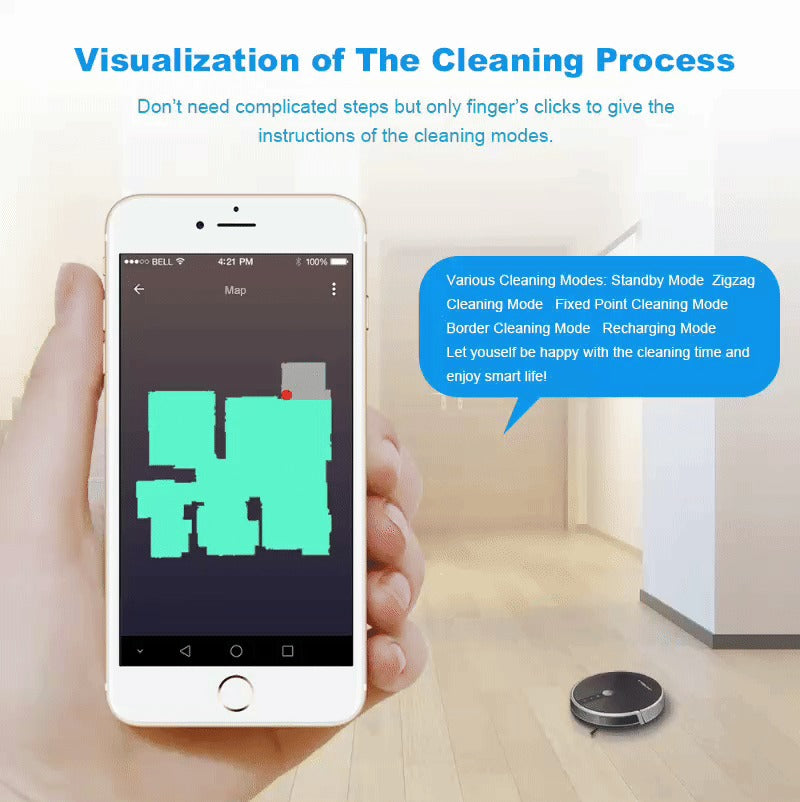 𝘿𝙆 𝙨𝙩𝙤𝙧𝙚™Smart Robotic Vacuum Cleaner |  مكنسة روبوت ذكية – تنظيف بلا مجهود، حياة أذكى