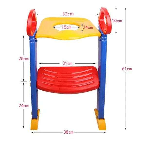 𝘿𝙆 𝙨𝙩𝙤𝙧𝙚™ Kid's Ladder Toilet Trainer – مدرب المرحاض للأطفال مع سلم
