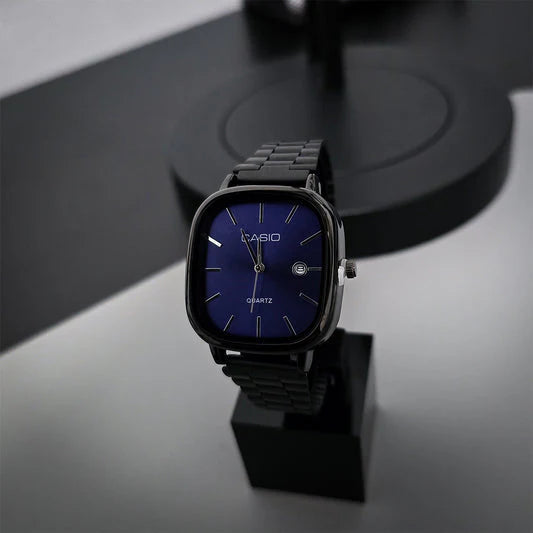 DK Store™Casio Black Chain Blue Dial Couple Watch