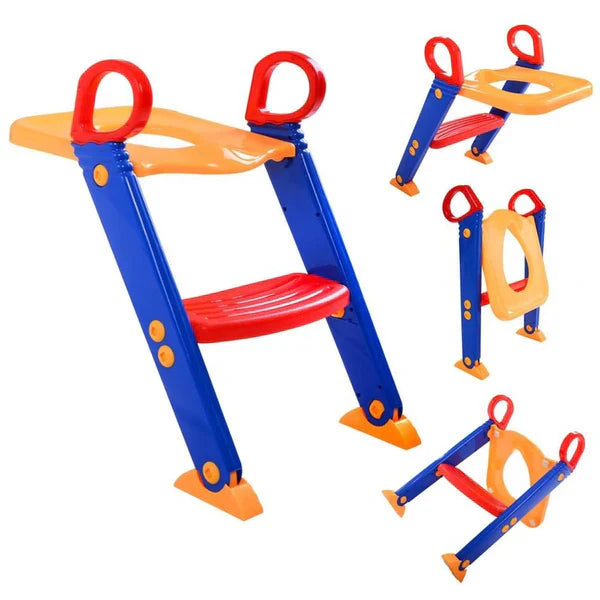 𝘿𝙆 𝙨𝙩𝙤𝙧𝙚™ Kid's Ladder Toilet Trainer – مدرب المرحاض للأطفال مع سلم