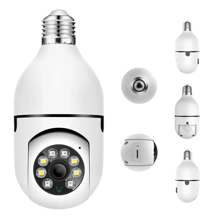 𝘿𝙆 𝙨𝙩𝙤𝙧𝙚™ Night Vision Wireless Bulb Camera | كاميرا مصباح لاسلكية برؤية ليلية – حماية 360° مخفية في وضح النهار