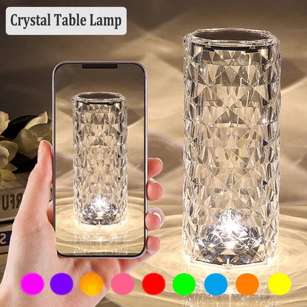 𝘿𝙆 𝙨𝙩𝙤𝙧𝙚™LED Crystal Table Lamp | مصباح طاولة كريستالي LED
