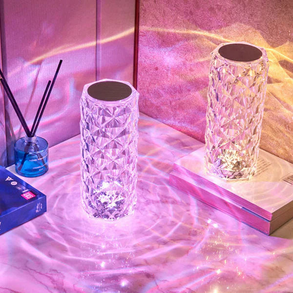 𝘿𝙆 𝙨𝙩𝙤𝙧𝙚™LED Crystal Table Lamp | مصباح طاولة كريستالي LED