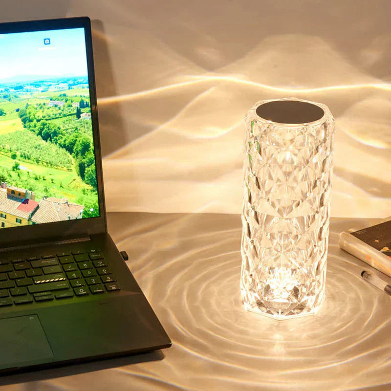 𝘿𝙆 𝙨𝙩𝙤𝙧𝙚™LED Crystal Table Lamp | مصباح طاولة كريستالي LED